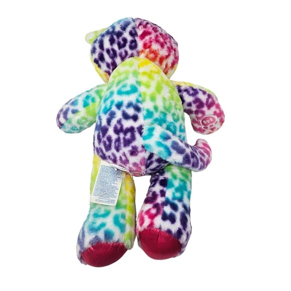 Build-A-Bear Rainbow Leopard Plush Stuffed Animal 17" - Picture 3 of 3